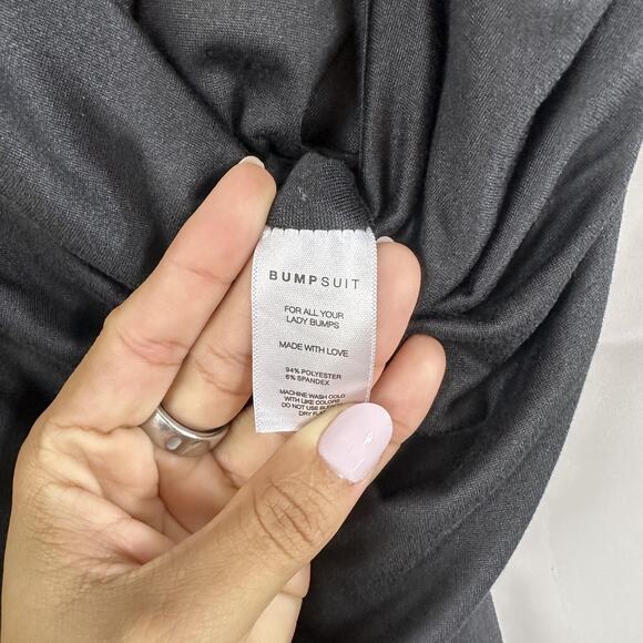 Bumpsuit Jumpsuit Womens Small The Kate Maternity Unitard Bodysuit Minimalist - Picture 9 of 11